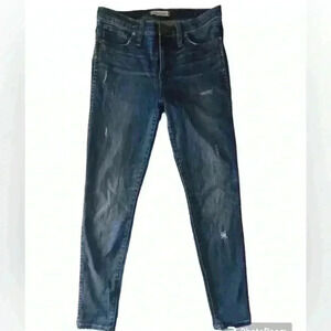 Madewell Women's Dark Wash 9' High Rise Skinny 29